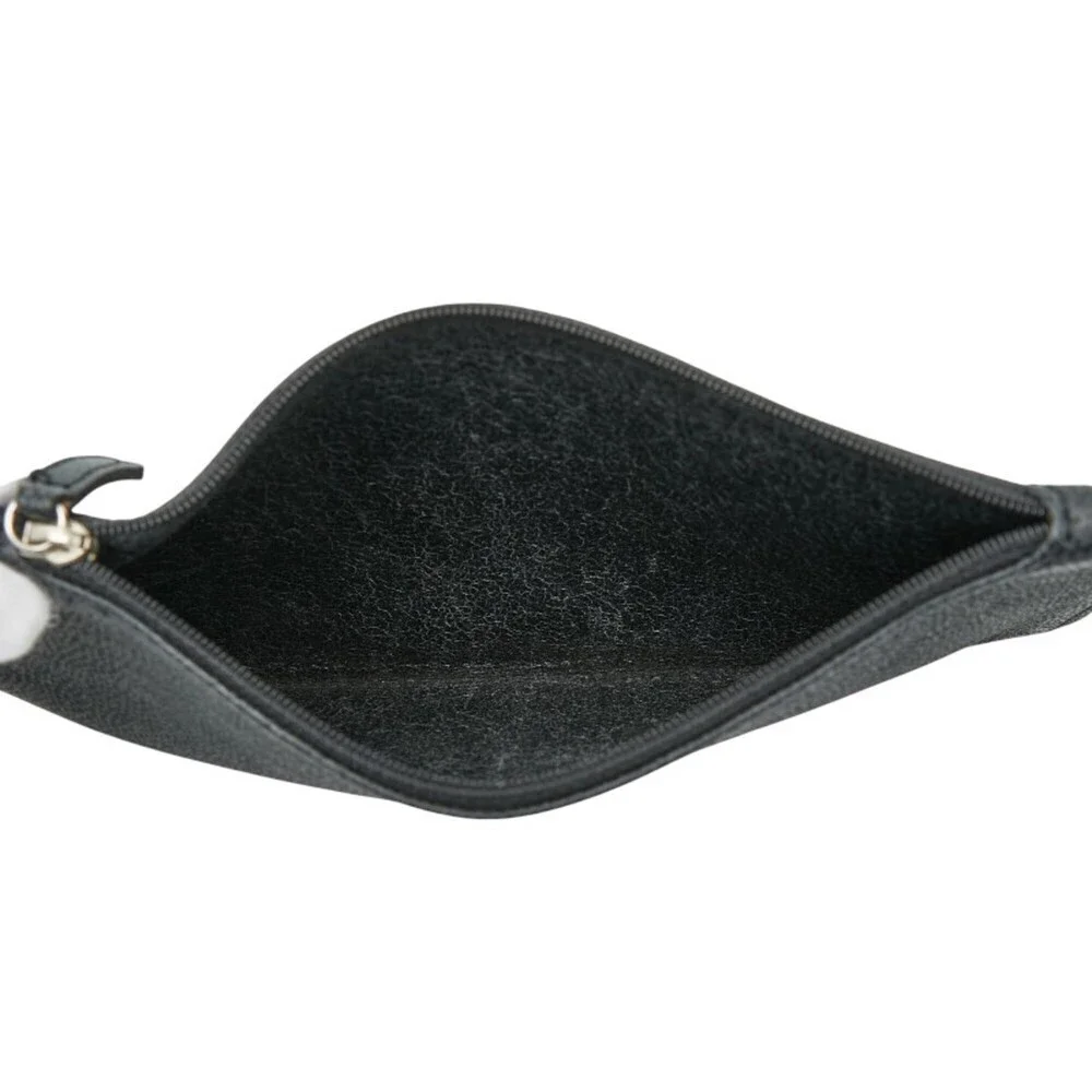 CHANEL Black Caviar Leather Tote Bag